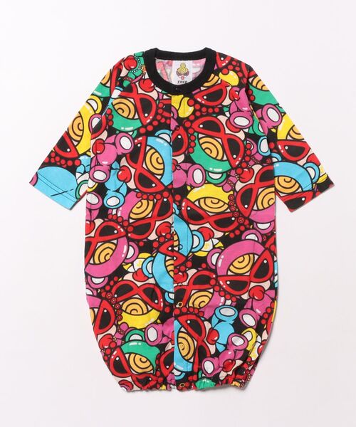 HYSTERIC MINI（ヒステリックミニ）の「TEDDY MINI総柄 2WAYALL（ロンパース・キッズ・マルチ/その他・FREE）」の4枚目の写真