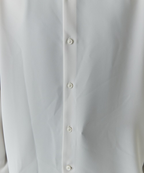 Lui's(ルイス)の「ソフトタッチクレリックシャツ(シャツ/ブラウス・メンズ・ホワイト/ブラック/モカ・M/S)」の17枚目の写真