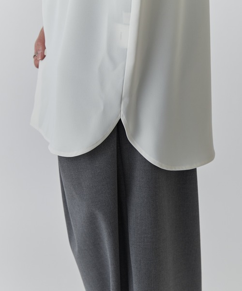 Lui's(ルイス)の「ソフトタッチクレリックシャツ(シャツ/ブラウス・メンズ・ホワイト/ブラック/モカ・M/S)」の19枚目の写真