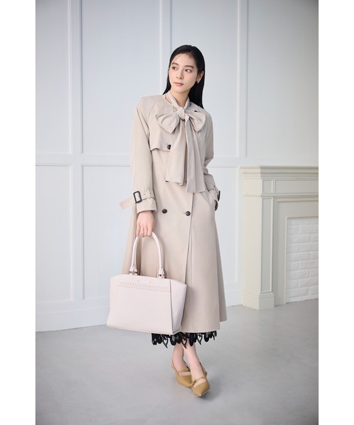 CELFORD(セルフォード)の「リボン付きトレンチコート(トレンチコート・レディース・ベージュ/ネイビー・36/38)」の21枚目の写真