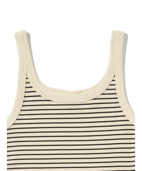 Levi's（リーバイス）の「Levi's/リーバイス エッセンシャル リブタンクトップ（Tシャツ/カットソー・レディース・ホワイト・M/S/XS）」の5枚目の写真