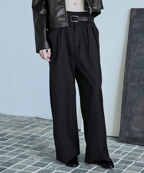 ASTRONOMY（アストロノミー）の「2タックTRストライプワイドストレートパンツ（その他パンツ・メンズ・ブラック系1/ブラック系2/ネイビー/グレー・XL/L/M/S）」の8枚目の写真