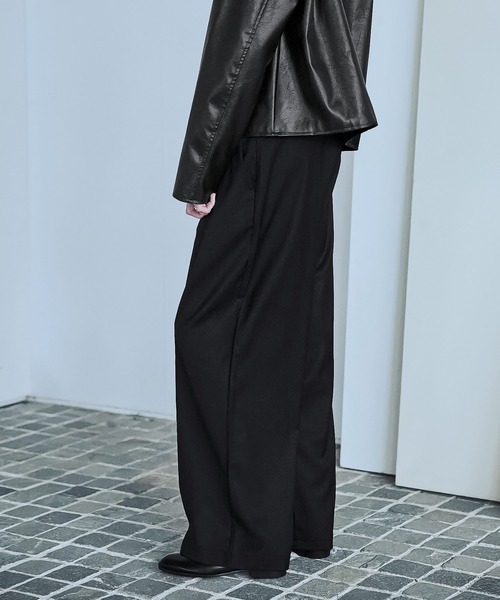 ASTRONOMY（アストロノミー）の「2タックTRストライプワイドストレートパンツ（その他パンツ・メンズ・ブラック系1/ブラック系2/ネイビー/グレー・XL/L/M/S）」の9枚目の写真