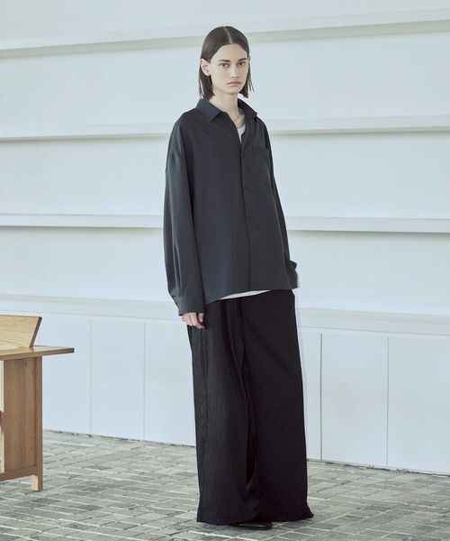 ASTRONOMY（アストロノミー）の「2タックTRストライプワイドストレートパンツ（その他パンツ・メンズ・ブラック系1/ブラック系2/ネイビー/グレー・XL/L/M/S）」の18枚目の写真