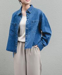 FORK&SPOON | FORK&SPOON　ペーパーブレンドデニムシャツ(シャツ/ブラウス)