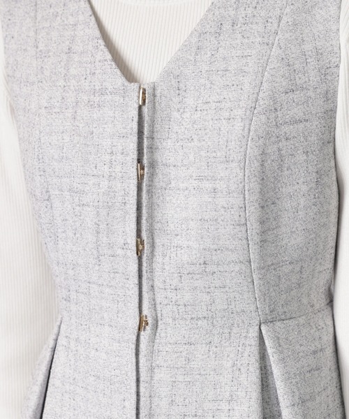 JUSGLITTY（ジャスグリッティー）の「スプリングジャンスカワンピース（ワンピース・レディース・ブルーグレー・2/1/0）」の2枚目の写真