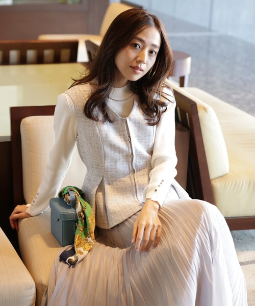 JUSGLITTY（ジャスグリッティー）の「スプリングジャンスカワンピース（ワンピース・レディース・ブルーグレー・2/1/0）」の14枚目の写真