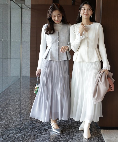 JUSGLITTY（ジャスグリッティー）の「スプリングジャンスカワンピース（ワンピース・レディース・ブルーグレー・2/1/0）」の15枚目の写真