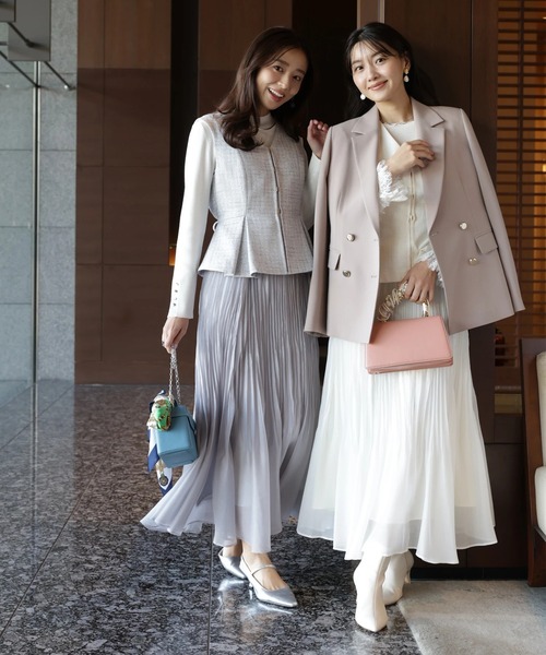 JUSGLITTY（ジャスグリッティー）の「スプリングジャンスカワンピース（ワンピース・レディース・ブルーグレー・2/1/0）」の16枚目の写真