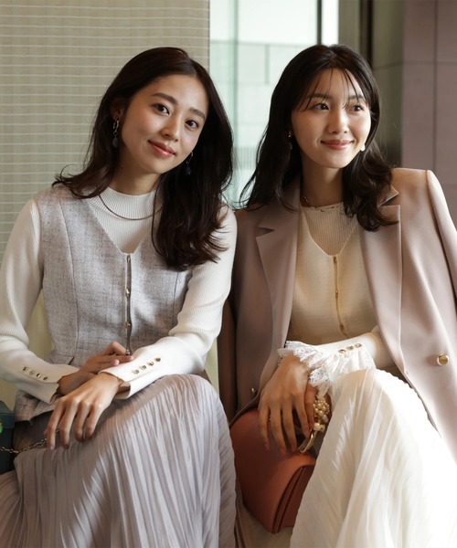 JUSGLITTY（ジャスグリッティー）の「スプリングジャンスカワンピース（ワンピース・レディース・ブルーグレー・2/1/0）」の17枚目の写真