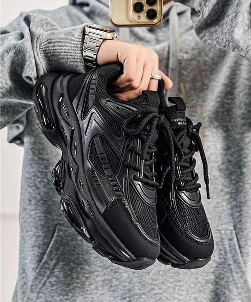 WESTBOY（ウエストボーイ）の「厚底 ダッド モード スニーカー WO25W17SH03（スニーカー・メンズ・ベージュ/ブラック・41/42/43/44）」の6枚目の写真
