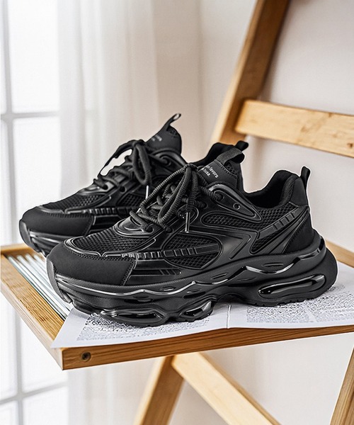 WESTBOY（ウエストボーイ）の「厚底 ダッド モード スニーカー WO25W17SH03（スニーカー・メンズ・ベージュ/ブラック・41/42/43/44）」の12枚目の写真