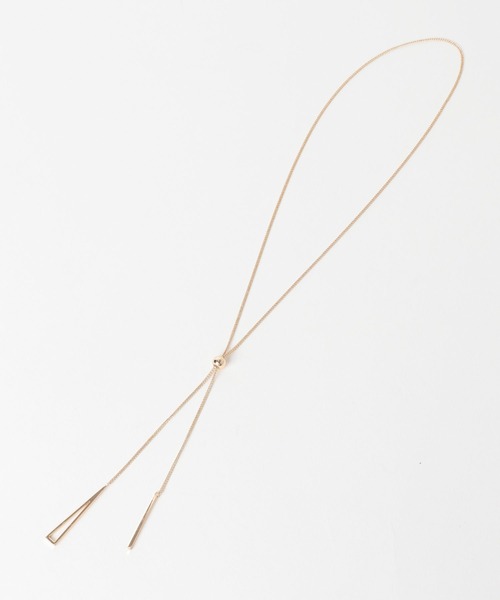 HARE（ハレ）の「トレースラリエットネックレス(HARE)（ネックレス・レディース・ゴールド/シルバー・FREE）」の8枚目の写真