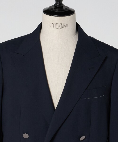 UNITED ARROWS(ユナイテッドアローズ)の「ウール モヘヤ 4ボタン ダブルブレストブレザー S‐MODEL(テーラードジャケット・メンズ・オリーブ/ネイビー・50/48/46/44)」の11枚目の写真