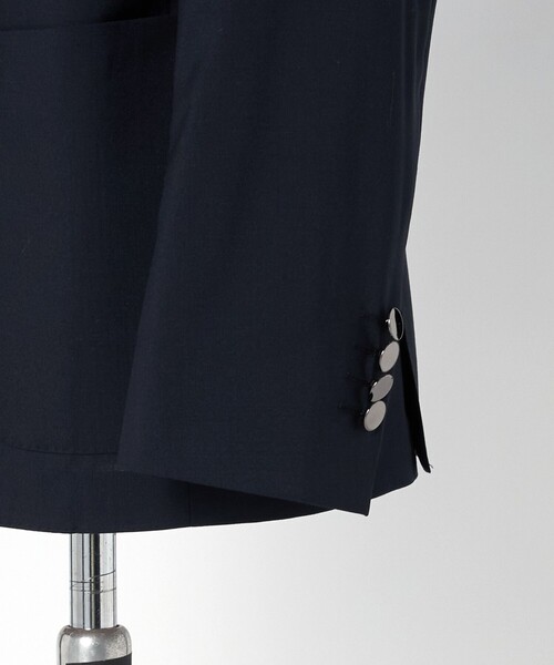 UNITED ARROWS(ユナイテッドアローズ)の「ウール モヘヤ 4ボタン ダブルブレストブレザー S‐MODEL(テーラードジャケット・メンズ・オリーブ/ネイビー・50/48/46/44)」の12枚目の写真