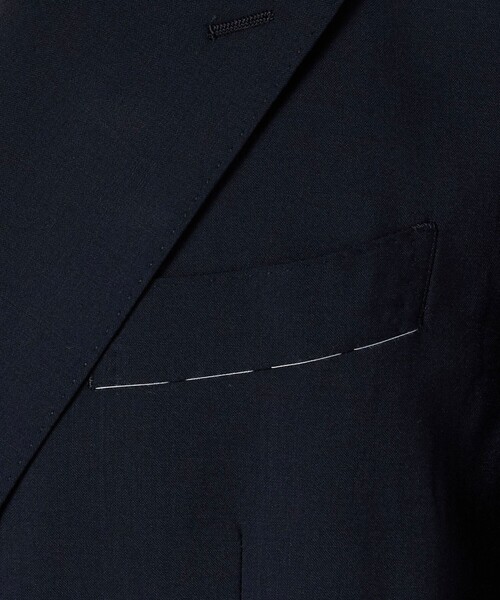 UNITED ARROWS(ユナイテッドアローズ)の「ウール モヘヤ 4ボタン ダブルブレストブレザー S‐MODEL(テーラードジャケット・メンズ・オリーブ/ネイビー・50/48/46/44)」の14枚目の写真