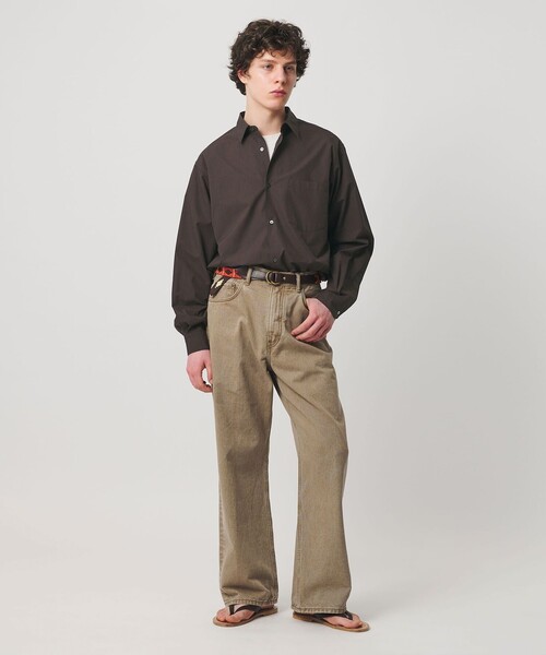 UNITED ARROWS(ユナイテッドアローズ)の「カリビアーナミルズ ポプリン レギュラーカラーシャツ(シャツ/ブラウス・メンズ・ホワイト/ライトブルー/ライラック/ネイビー・S/XL/L/M)」の8枚目の写真