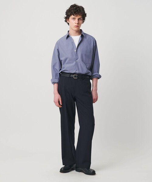 UNITED ARROWS(ユナイテッドアローズ)の「カリビアーナミルズ ポプリン レギュラーカラーシャツ(シャツ/ブラウス・メンズ・ホワイト/ライトブルー/ライラック/ネイビー・S/XL/L/M)」の18枚目の写真