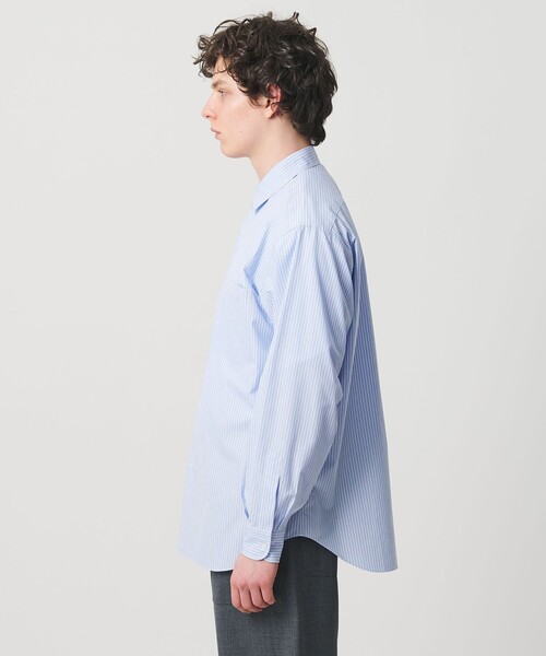 UNITED ARROWS(ユナイテッドアローズ)の「カリビアーナミルズ ポプリン レギュラーカラーシャツ(シャツ/ブラウス・メンズ・ホワイト/ライトブルー/ライラック/ネイビー・S/XL/L/M)」の15枚目の写真