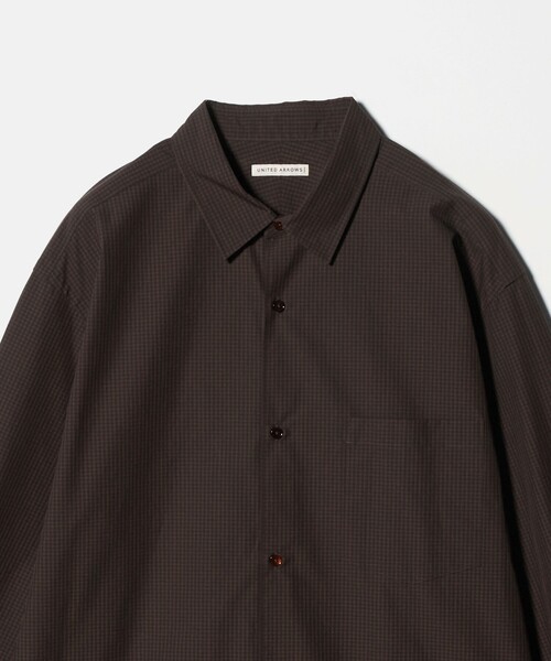 UNITED ARROWS（ユナイテッドアローズ）の「カリビアーナミルズ ポプリン レギュラーカラーシャツ（シャツ/ブラウス・メンズ・ホワイト/ライトブルー/ライラック/ネイビー・S/XL/L/M）」の8枚目の写真