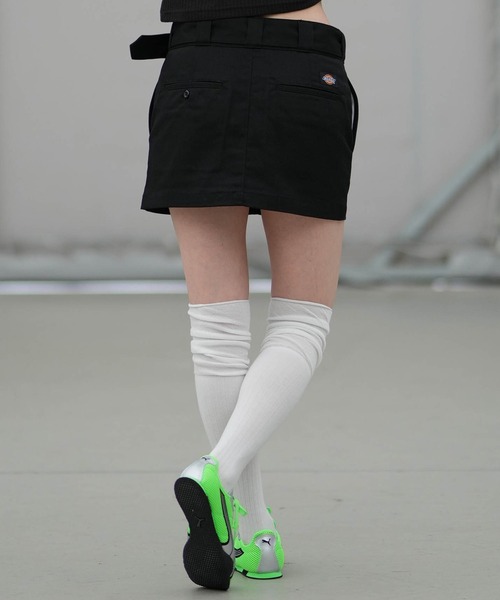 Dickies(ディッキーズ)の「【ムラサキスポーツ限定】Dickies/ディッキーズ ミニスカート ベルト付き 2way DY0001(スカート・レディース・ブラック/オリーブ/ホワイト/カーキブラウン・M/S)」の13枚目の写真