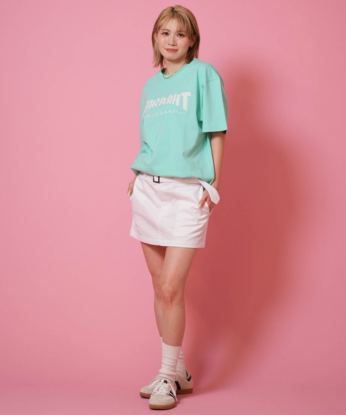 Dickies(ディッキーズ)の「【ムラサキスポーツ限定】Dickies/ディッキーズ ミニスカート ベルト付き 2way DY0001(スカート・レディース・ブラック/オリーブ/ホワイト/カーキブラウン・M/S)」の8枚目の写真