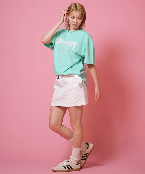 Dickies(ディッキーズ)の「【ムラサキスポーツ限定】Dickies/ディッキーズ ミニスカート ベルト付き 2way DY0001(スカート・レディース・ブラック/オリーブ/ホワイト/カーキブラウン・M/S)」の9枚目の写真