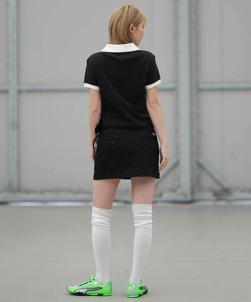 Dickies(ディッキーズ)の「【ムラサキスポーツ限定】Dickies/ディッキーズ ミニスカート ベルト付き 2way DY0001(スカート・レディース・ブラック/オリーブ/ホワイト/カーキブラウン・M/S)」の16枚目の写真