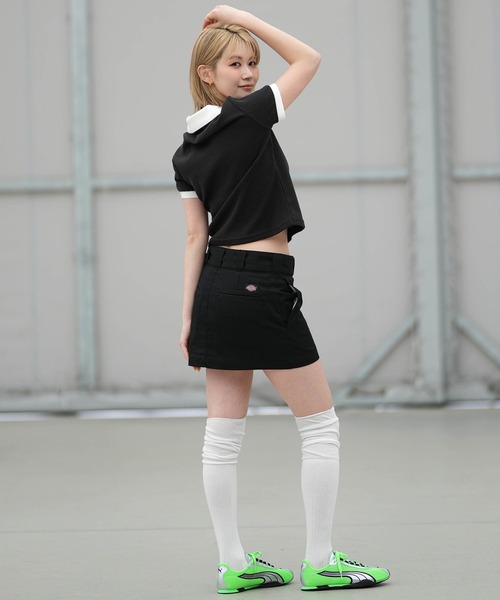 Dickies(ディッキーズ)の「【ムラサキスポーツ限定】Dickies/ディッキーズ ミニスカート ベルト付き 2way DY0001(スカート・レディース・ブラック/オリーブ/ホワイト/カーキブラウン・M/S)」の17枚目の写真