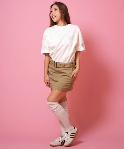 Dickies(ディッキーズ)の「【ムラサキスポーツ限定】Dickies/ディッキーズ ミニスカート ベルト付き 2way DY0001(スカート・レディース・ブラック/オリーブ/ホワイト/カーキブラウン・M/S)」の21枚目の写真