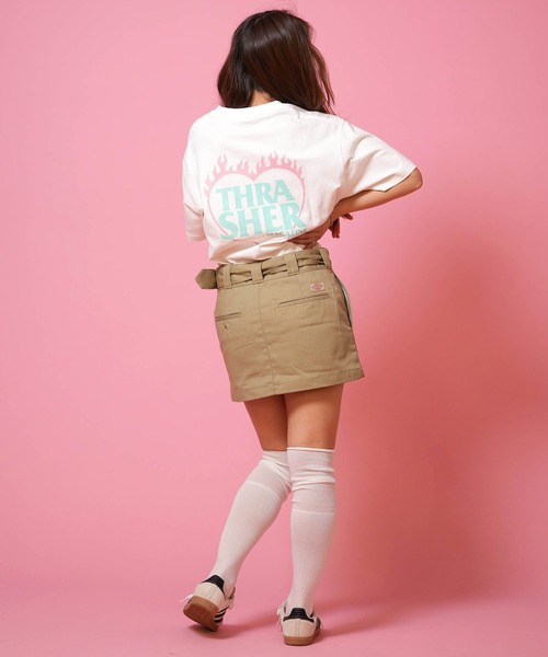 Dickies(ディッキーズ)の「【ムラサキスポーツ限定】Dickies/ディッキーズ ミニスカート ベルト付き 2way DY0001(スカート・レディース・ブラック/オリーブ/ホワイト/カーキブラウン・M/S)」の22枚目の写真