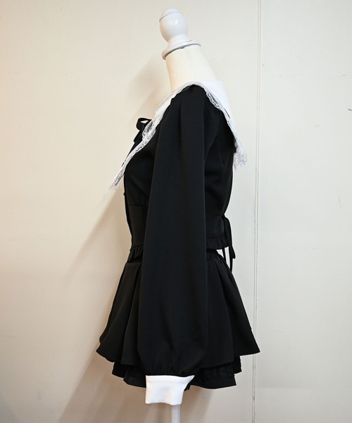 2点SET】クロス刺繍短丈セットアップ（セットアップ）｜MA*RS