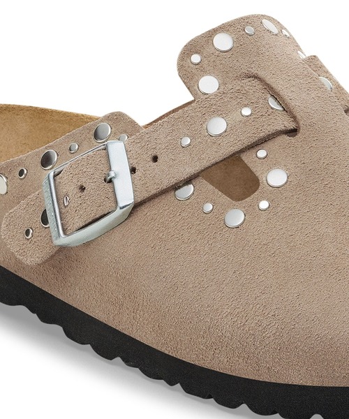 BIRKENSTOCK（ビルケンシュトック）の「BIRKENSTOCK/ビルケンシュトック Boston Rivet LEVE スリッポン 2026年春夏（スリッポン・メンズ・ベージュ/ブラック・36/37/38/39/40/41/42/43）」の9枚目の写真