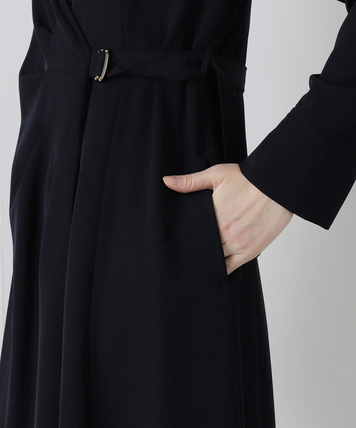 La TOTALITE（ラトータリテ）の「【洗える】カシュクールワンピース（ワンピース・レディース・アイボリー/ネイビー・36/38）」の13枚目の写真