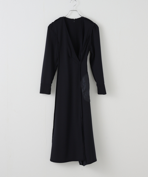 La TOTALITE（ラトータリテ）の「【洗える】カシュクールワンピース（ワンピース・レディース・アイボリー/ネイビー・36/38）」の17枚目の写真