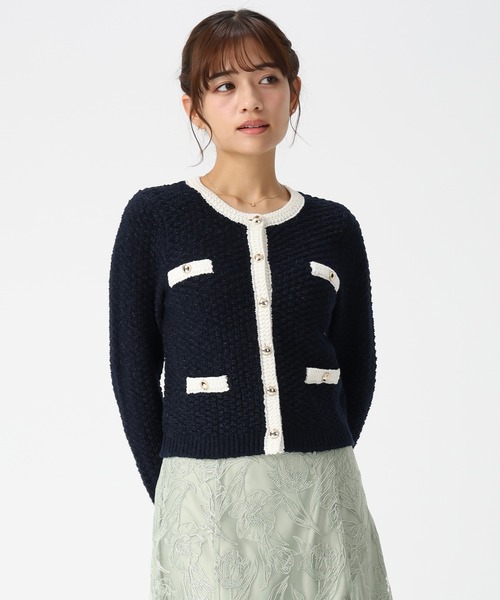 再値下げ 新作 美品 ORGUE パールニットジャケット coen｜【LEE 1・2月合併号掲載】パイルジャガードニットジャケット