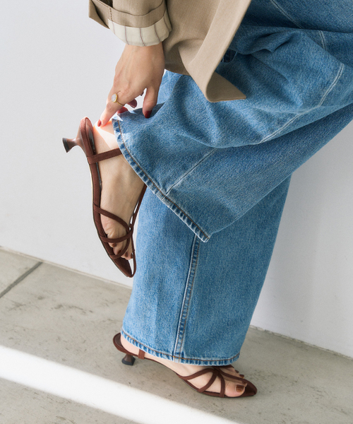 LE TALON（ルタロン）の「《追加》3.5cmナローストラップサンダル（サンダル・レディース・ブラック/ブラウン/ピンク/シルバー・X-SMALL/SMALL/MEDIUM/LARGE/X-LARGE）」の14枚目の写真