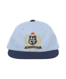 ALLINCOMPLETE（オールインコンプリート）の「ALCPハイスクールキャップ（ネイビー＆スカイブルー）（キャップ）」