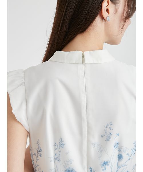 CELFORD（セルフォード）の「【洗える】パネルフラワーワンピース（ワンピース・レディース・ネイビー/オフホワイト/ブルー・36/38）」の14枚目の写真