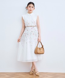 CELFORD | 【洗える】パネルフラワーワンピース(ワンピース)