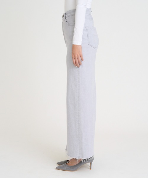 YANUK（ヤヌーク）の「タイトロングスカート（スカート・レディース・ライトグレー・L/M/S）」の6枚目の写真