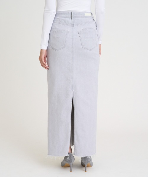 YANUK（ヤヌーク）の「タイトロングスカート（スカート・レディース・ライトグレー・L/M/S）」の7枚目の写真