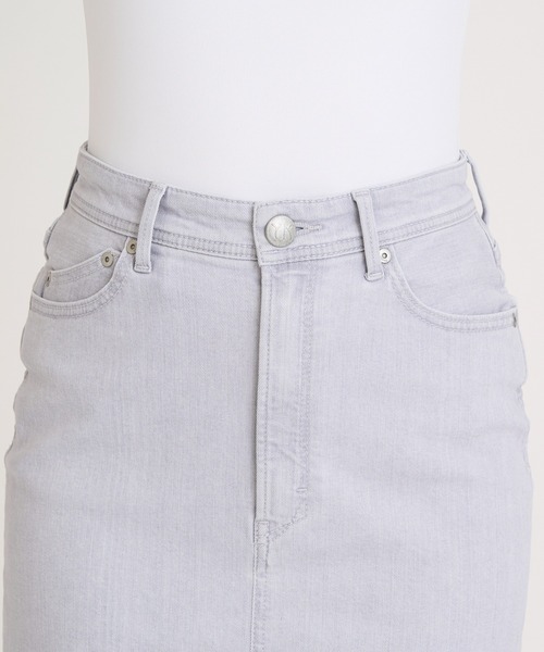 YANUK（ヤヌーク）の「タイトロングスカート（スカート・レディース・ライトグレー・L/M/S）」の8枚目の写真