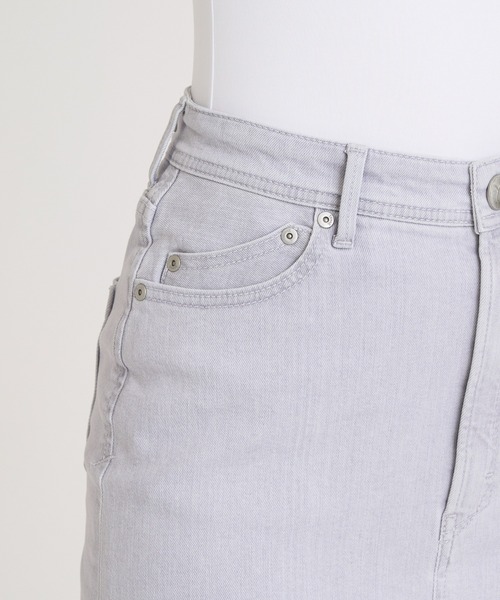 YANUK（ヤヌーク）の「タイトロングスカート（スカート・レディース・ライトグレー・L/M/S）」の9枚目の写真