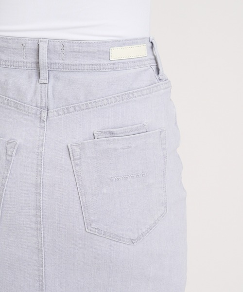 YANUK（ヤヌーク）の「タイトロングスカート（スカート・レディース・ライトグレー・L/M/S）」の10枚目の写真