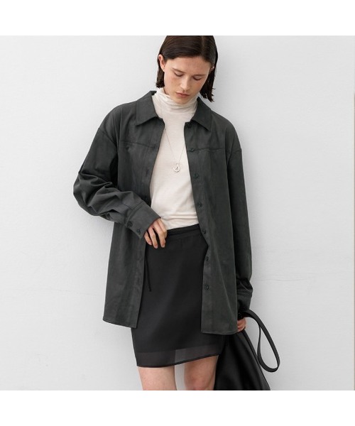 ATELIER NAIN(アトリエナイン)の「DORIS SHEER LAYERED SKIRT(SK-5056)(スカート・レディース・ミント/ブラック・SMALL/MEDIUM)」の1枚目の写真