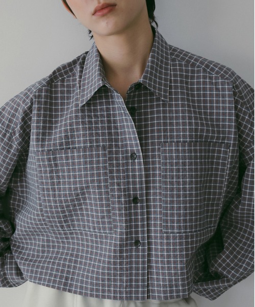 Check Short Shirts（シャツ/ブラウス）｜anuke（アンヌーク）の