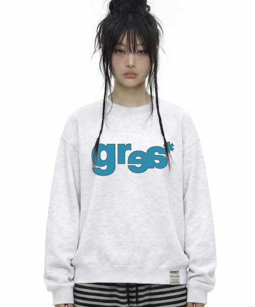 GRAVER（グレーバー）の「[ユニセックス]グレースベーシック スウェット_MELANGE WHITE（スウェット・レディース・ホワイト・SMALL/MEDIUM/LARGE）」の2枚目の写真