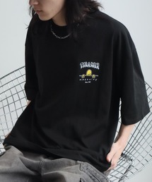 【THRASHER/スラッシャー】マークゴンザレスコラボ バックプリント オーバーサイズ 半袖 Tシャツ