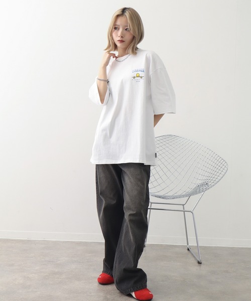 THRASHER(スラッシャー)の「【THRASHER/スラッシャー】マークゴンザレスコラボ バックプリント オーバーサイズ 半袖 Tシャツ(Tシャツ/カットソー・メンズ・ミント/サックスブルー/ホワイト/ブラック/杢グレー・M/L/XL)」の7枚目の写真